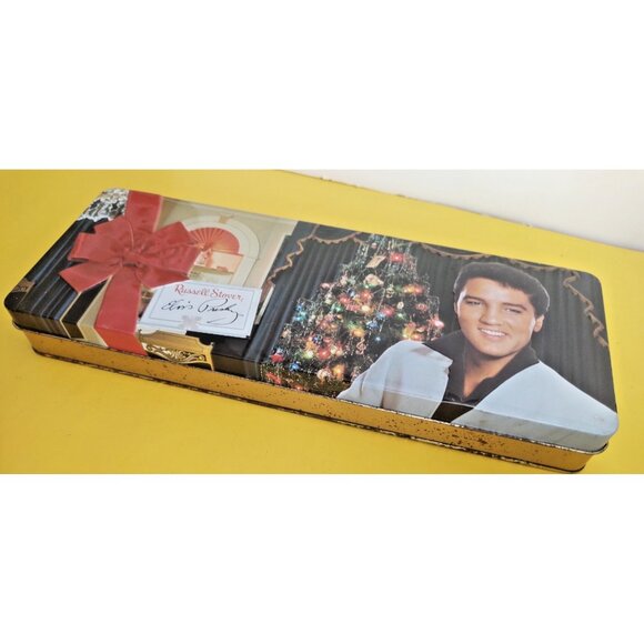Russell Stover Elvis Presley Collectible  Christmas candy tins 1997 & 1998 - Picture 3 of 14
